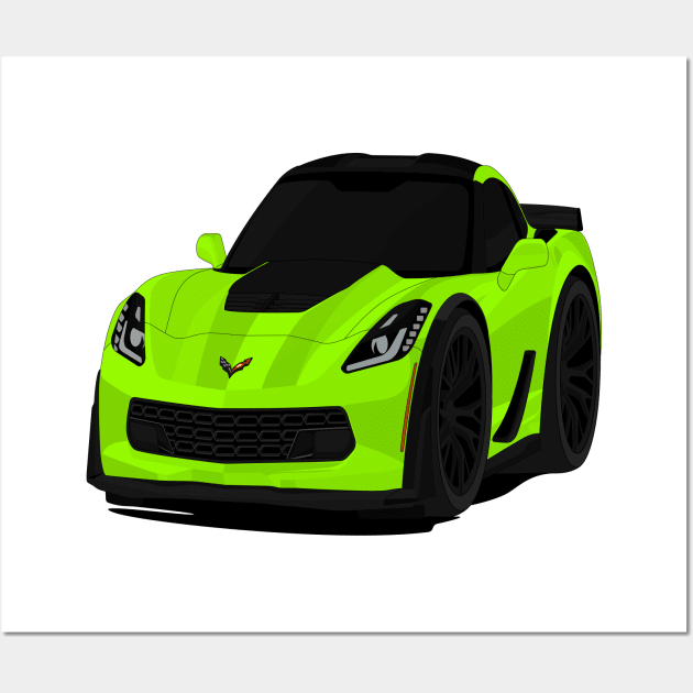 Z06 LIME Wall Art by VENZ0LIC